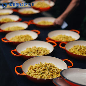 Оборудование для кейтеринга XINGPAI, Высококачественная Антипригарная посуда, эмалированная чугунная голландская духовка, набор кастрюль и сковородок - Product Image 3