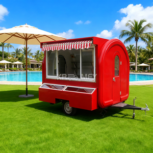 Carrito de Comida Rápida Personalizado para Venta de Hot Dogs, Jugos y Café, Remolque Móvil para Exteriores - Product Image 1