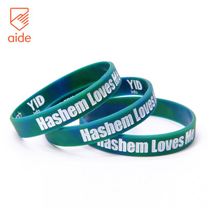Hochwertige benutzer definierte Gummi Silikon Armband Armband für Werbe geschenk und Veranstaltungen - Product Image 4