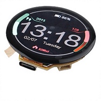 Layar Sentuh Kapasitif IPS ESP32-C3 1,28 Inci 240x240 Modul LCD TFT Papan Pengembangan untuk IDE