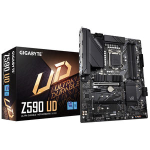 Tarjeta Madre GIGABYTE <span class=keywords><strong>Intel</strong></span> Z590 UD Gaming Usada con 128 GB LGA1200 Compatible con Procesadores <span class=keywords><strong>Intel</strong></span> Core de 11ª y 10ª Generación - Product Image 1