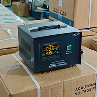 Stabilizer Tegangan Otomatis Presisi Tinggi SVC TND-2KVA 2000VA Kumparan Tembaga Fase Tunggal AC 50/60Hz LED/LCD 150V-250V 220V 110V