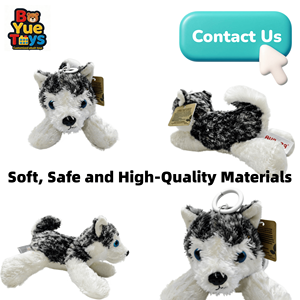 Peluche de <span class=keywords><strong>Husky</strong></span> Siberiano Rústico Hecho a Mano, Súper Suave, de 11-30 cm, Regalo de Cumpleaños para Amantes de las Mascotas - Product Image 2