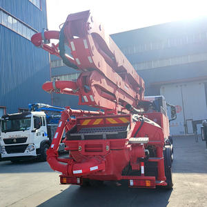 38m 50m 80m LKW-Betonmischer und Pumpen wagen hydraulische Beton zement pumpe LKW Kosten für Beton mast pumpen - Product Image 6