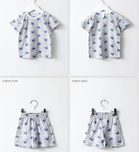 Thailand Knitted Garment Buyers Fashion Clothing Kid Cotton Clothes Set