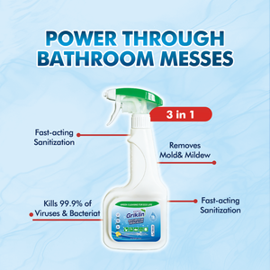 Nettoyant pour salle <span class=keywords><strong>de</strong></span> bain en spray à l'odeur fraîche 500 ml / 16,9 oz pour les résidus <span class=keywords><strong>de</strong></span> savon et les taches d'<span class=keywords><strong>eau</strong></span> dure, spray pour douche - Product Image 6