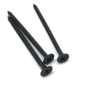 Vis de fixation pour cloisons sèches en acier inoxydable 304 nickelé, longueur 4,8 mm, 152 mm pour isolation épaisse - Product Image 1