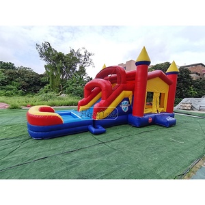 Château gonflable toboggan sautant maison pleine d'entrain personnalisé Elsa <span class=keywords><strong>Anna</strong></span> princesse thème château de princesse gonflable château sautant congelé - Product Image 4