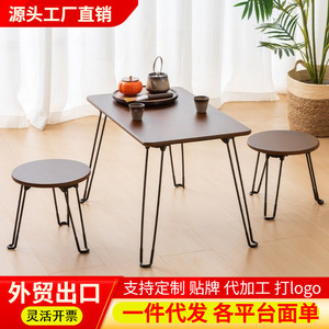 Venta directa de fábrica de mesas y sillas plegables, escritorios y sillas portátiles para dormitorios estudiantiles, sillas multifuncionales. - Product Image 4