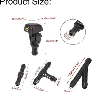 Kit de Boquillas para Limpiaparabrisas Xinyida, Manguera de 3m, 2 Boquillas, 3 Conectores, Destornillador para Ford 2004-2014, Repuesto para Reparación - Product Image 2