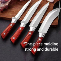 Couteau de boucher en acier inoxydable, couteau à désosser, couteau à découper, couteau de cuisine utilitaire, couteau de chef pour la cuisine