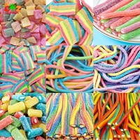 Bronfabriek OEM Kogelvormige Gummy Bears & Snoepjes Aanpasbaar in Kleur, Smaak en Verpakking. Bewaring op Kamertemperatuur.