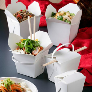 Caja de Embalaje de Papel para Comida Rápida, Personalizada, de Grado Alimenticio, Reciclable, con Forma de Gable, para Pollo Frito, Pastel de Manzana, Comida para Niños - Product Image 5