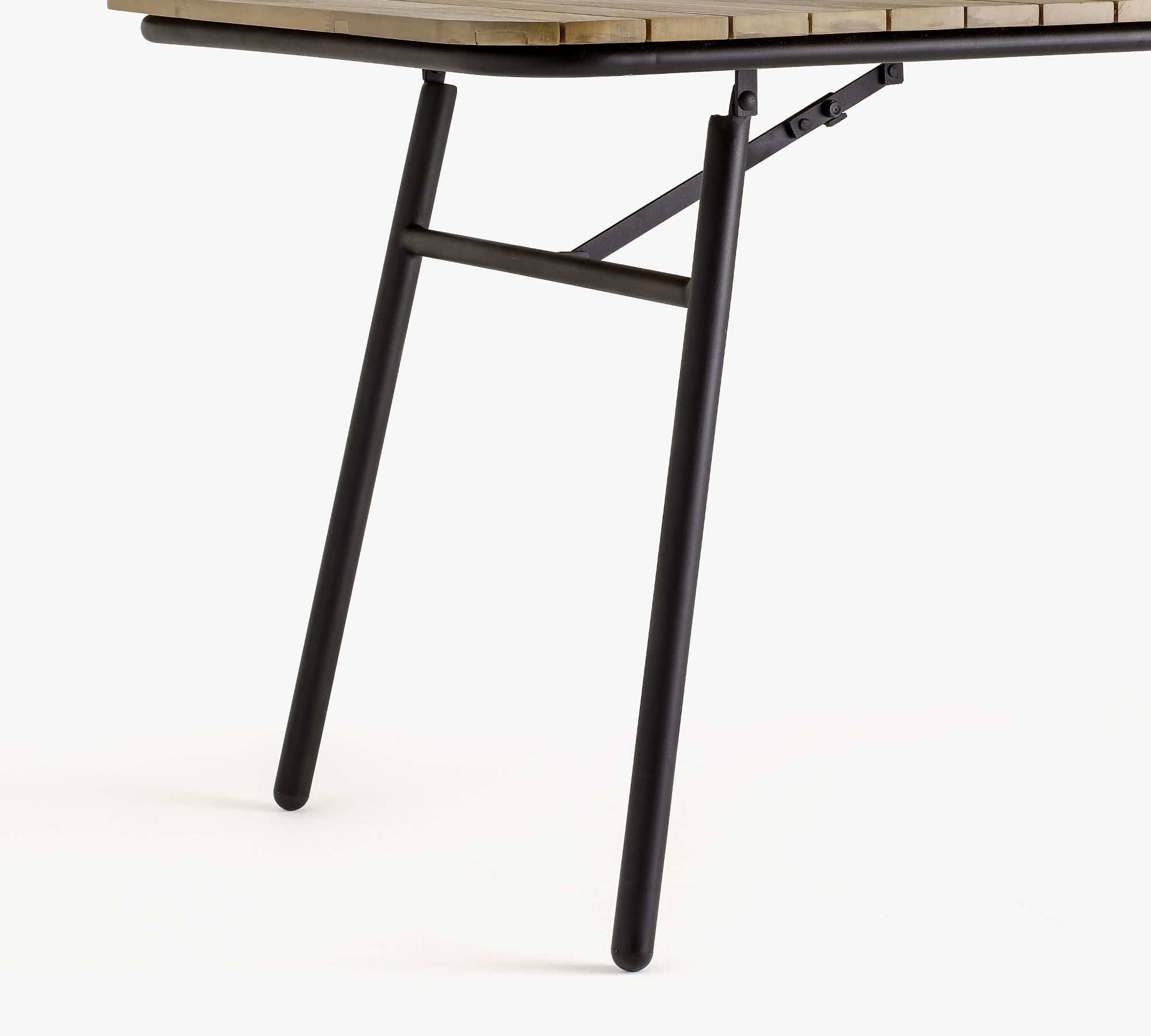 High Quality  Garden Furniture Wood  Folding Outdoor Dining Bench with Aluminum Frame