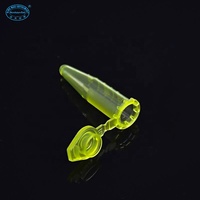 Centrifugeuse de laboratoire à fond conique divers couleurs, 1.5ml, Tube en plastique incurvé pour centrifugeuse, échantillon gratuit