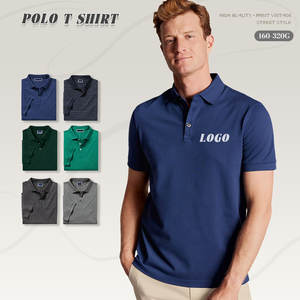 Vente en gros de t-shirts pour garçons polos pour hommes t-shirts de luxe sports de golf avec broderie personnalisée t-shirts <span class=keywords><strong>polo</strong></span> de patron par sublimation - Product Image 1