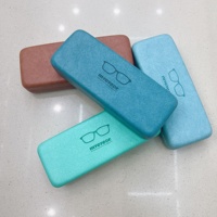 Logo personnalisé imprimé coque rigide PU étui à lunettes grande taille boîte de lunettes de soleil boîte en fer optique étui à lunettes produit de genre