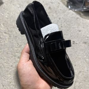 Chaussures Chunky Femme en Cuir PU de Haute Qualité, Style Décontracté à Enfiler, Idéales pour la Marche, Anti-Plis, Classiques et Élégantes pour le Bureau - Product Image 3