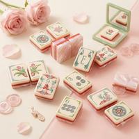Venta Directa de Fábrica, Juego de Fichas de Mahjong Americano de Acrílico de Tres Capas y 160 Piezas, 3 Niveles |   Juego de Mahjong de Lujo |   Juego de azulejos de ópalo rosa