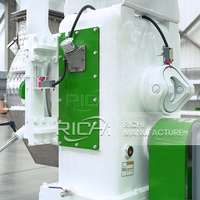RICHI Moulin à granulés de bagasse de canne à sucre et de bois - Machine de pelletisation certifiée CE pour la coque de riz et la coque de café