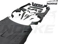 Othere Nouveau Kit Carbone Optimisé pour Tunnel de Vent, Capot Ventilé Large, Améliore la Force de Pression, Dissipation de Chaleur du Compartiment Moteur, Tuning Piste A90