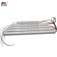 Alimentation électrique à découpage pour bande LED ultra-mince en aluminium, 12V 5A, pour comptoirs de magasin, vente en gros d'usine