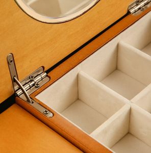 Grande boîte à bijoux/armoire en bois avec serrure pour femmes et filles, pour bagues et colliers - Product Image 6