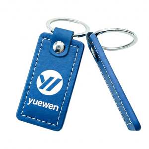 Nouveau porte-clés personnalisé en cuir PU 2025 avec logo imprimé double face – Cadeau d'affaires tendance, pendentif clé - Product Image 6