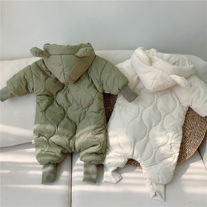 Monos de plumón para niño, ropa para bebé, mono exterior, pelele para <span class=keywords><strong>niña</strong></span>, ropa gruesa cálida a prueba de viento - Product Image 3