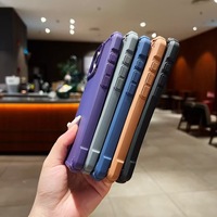 Coque de téléphone vierge en TPU pour iPhone 17 16 15 14 13 12 11 et Samsung M16 A56 A55 A50 A35 – Étui antichoc couleur unie style Mecha