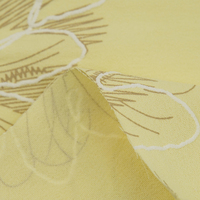 Tissu tissé 100% polyester avec impression pigmentée en mousse, motif abstrait et géométrique, matière moderne pour robe/chemisier