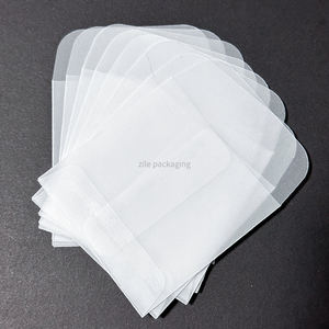 Luxury Custom Glassine Frosted Small Packaging Tag Ring Jewelry Photo Bag <strong>Mini</strong> Card Transparent Cowhide Vellum Paper <strong>Envelope</strong> - Product Image 3
