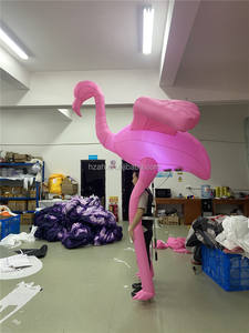Costume de <span class=keywords><strong>flamant</strong></span> de marche <span class=keywords><strong>gonflable</strong></span> à LED pour le carnaval - Product Image 6