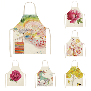 <span class=keywords><strong>Delantal</strong></span> de flores pastorales Mujer a juego Padre e hijo Cocina Restaurante Babero <span class=keywords><strong>Delantal</strong></span> - Product Image 6