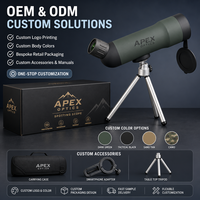 Télescope monoculaire OBEST de haute qualité 20x50 avec zoom, trépied portable, vision nocturne OBM6025, non étanche
