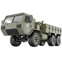 FY004A 1/16 2.4G 6WD télécommande proportionnelle RC jouets camion armée militaire brossé voiture RTR en option 0.3mp Wifi FPV caméra