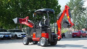 Badak XN228 CE kualitas tinggi penjualan terlaris mini backhoe mesin pemuat articulated front end wheel loader 4wd - Product Image 2