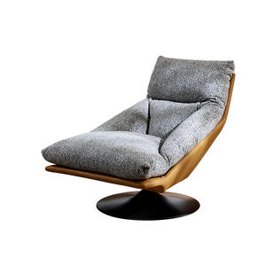 เก้าอี้โซฟาเดี่ยวสไตล์อิตาลี หมุนได้ ปรับเอนได้ สำหรับห้องนั่งเล่น ห้องนอน ระเบียง เก้าอี้พักผ่อน โครงสร้างแข็งแรง เป็นมิตรต่อสิ่งแวดล้อม - Product Image 3