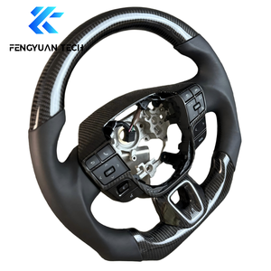 Volante de Coche Personalizado de Cuero y Fibra de Carbono Forjada para <span class=keywords><strong>Toyota</strong></span> Camry Highlander <span class=keywords><strong>2023</strong></span> 2024 2025 2026 - Product Image 2