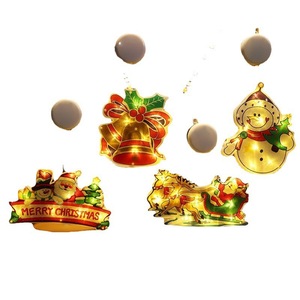 Guirlandes lumineuses LED à ventouse <span class=keywords><strong>de</strong></span> Noël en plastique IP44 pour vitrine intérieure, décoratives, festives, suspendues, animaux du zodiaque - Product Image 5