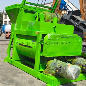 Js1000 Series <span class=keywords><strong>Mixer</strong></span> beton wajib batang ganda, mesin pencampur beton kecil dengan komponen inti pompa Motor mesin - Product Image 1