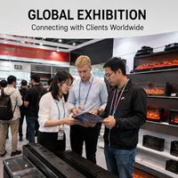 Lampe de table décorative autoportante à LED effet flamme de charbon de bois simulée pour des espaces intérieurs chaleureux