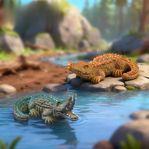 Miniature <span class=keywords><strong>de</strong></span> <span class=keywords><strong>crocodile</strong></span> réaliste pour micro-paysage, accessoire <span class=keywords><strong>de</strong></span> <span class=keywords><strong>d</strong></span>écoration <span class=keywords><strong>de</strong></span> scène DIY, petite <span class=keywords><strong>d</strong></span>écoration <span class=keywords><strong>de</strong></span> bureau ou <span class=keywords><strong>de</strong></span> voiture - Product Image 1