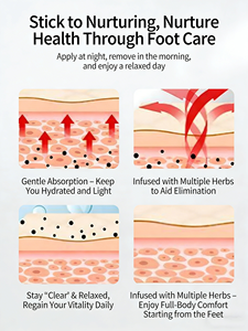 Parche Herbal para Pies de Poria Cocos, Ocho Tesoros, Desintoxicación, Parche Herbal para Pies - Product Image 2