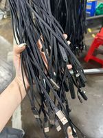 Kabel USB Ironstone 1m Berkualitas Tinggi 6A Pengisian Cepat Kabel Data Micro/IP/Tipe-C Pengisian Cepat untuk Samsung