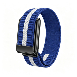 Bracelet de remplacement sport en nylon tressé à rayures horizontales pour Whoop 5.0 / Whoop MG - Product Image 5