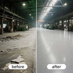 Pintura Epóxica de Arena de Color Antideslizante e Impermeable de Alta Calidad y Bajo <span class=keywords><strong>Precio</strong></span> ZT, <span class=keywords><strong>Autonivelante</strong></span> para Pisos de Cemento Exteriores - Product Image 2