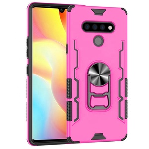 Nouveau Design Caché Kickstand Étui De Couverture Arrière de Téléphone pour LG Stylo 6 PC étui de protection pour LG K51 - Product Image 3
