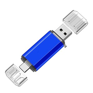 Clé USB en métal de type C pivotante avec logo personnalisé, 8 Go à 128 Go, USB 3.0 - Product Image 2
