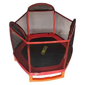 Trampolín <span class=keywords><strong>Saltarin</strong></span> de Primera Calidad para Exteriores con Red de Protección, Construcción de PVC y Polipropileno para Niños y Niñas - Product Image 3